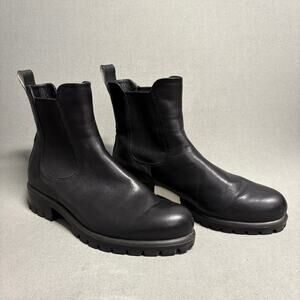 Ecco Modtray Leather Chelsea Boots Black Women's US 9-9.5 /‎ 40EU